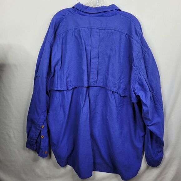 1999 ORVIS Hong Kong VINTAGE Orvis EAGLE NEST LODGE MONTANA FISHING SHIRT XXL - Picture 11 of 16